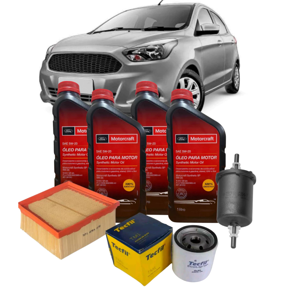 Kit Revisão Ford Ka 1.0 1.5 4L 5w20 FORD Motorcraft Original