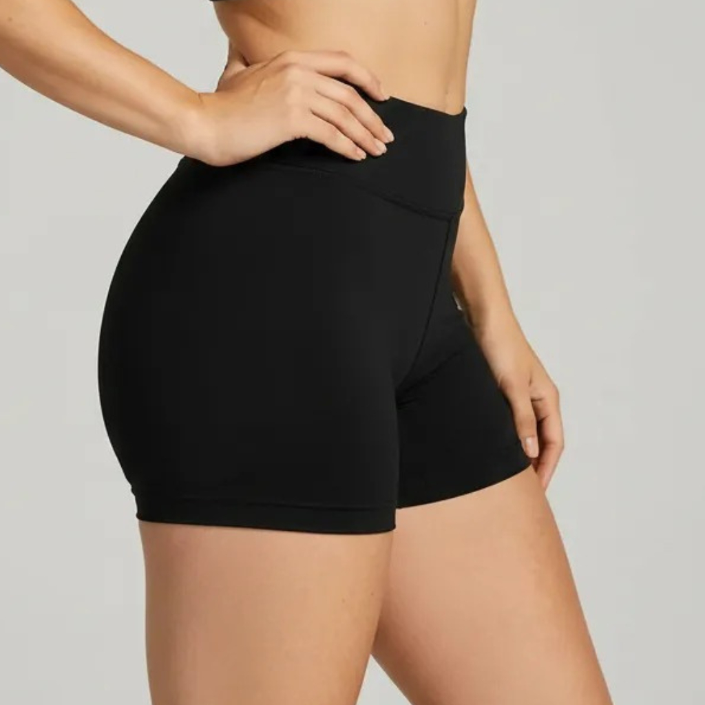 Shorts Legging Suplex Academia Cós Alto Não fica Transparente P ao GG