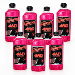Kit 6 Aditivo Rosa Radiador Orgânico Concentrado Liquido de Arrefecimento Anticorrosivo