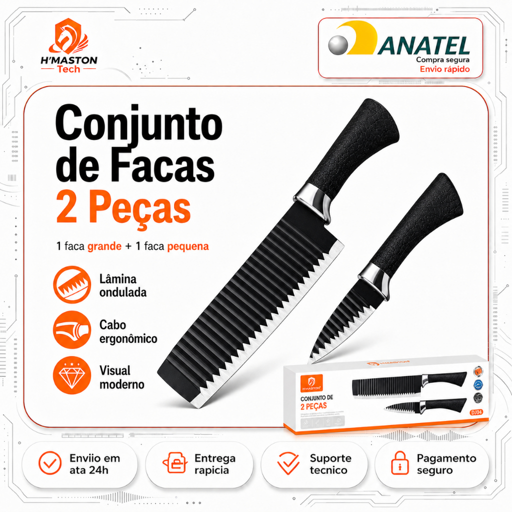 H'Maston Faca De Cozinha Jogo De Facas De Cozinha Kit Facas De Cozinha  Jogo De Faca Kit Faca Conjunto De Facas DJ04