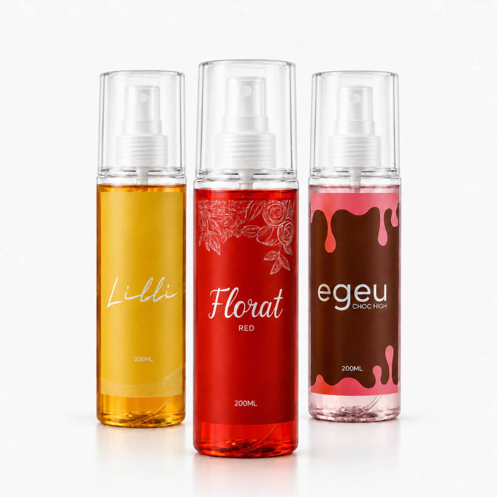 Kit 3 Body Splash Feminino Florat Red + Choc High + Lilli 200ml | Perfume Floral e Doce • Alta Fixação — imagem 1