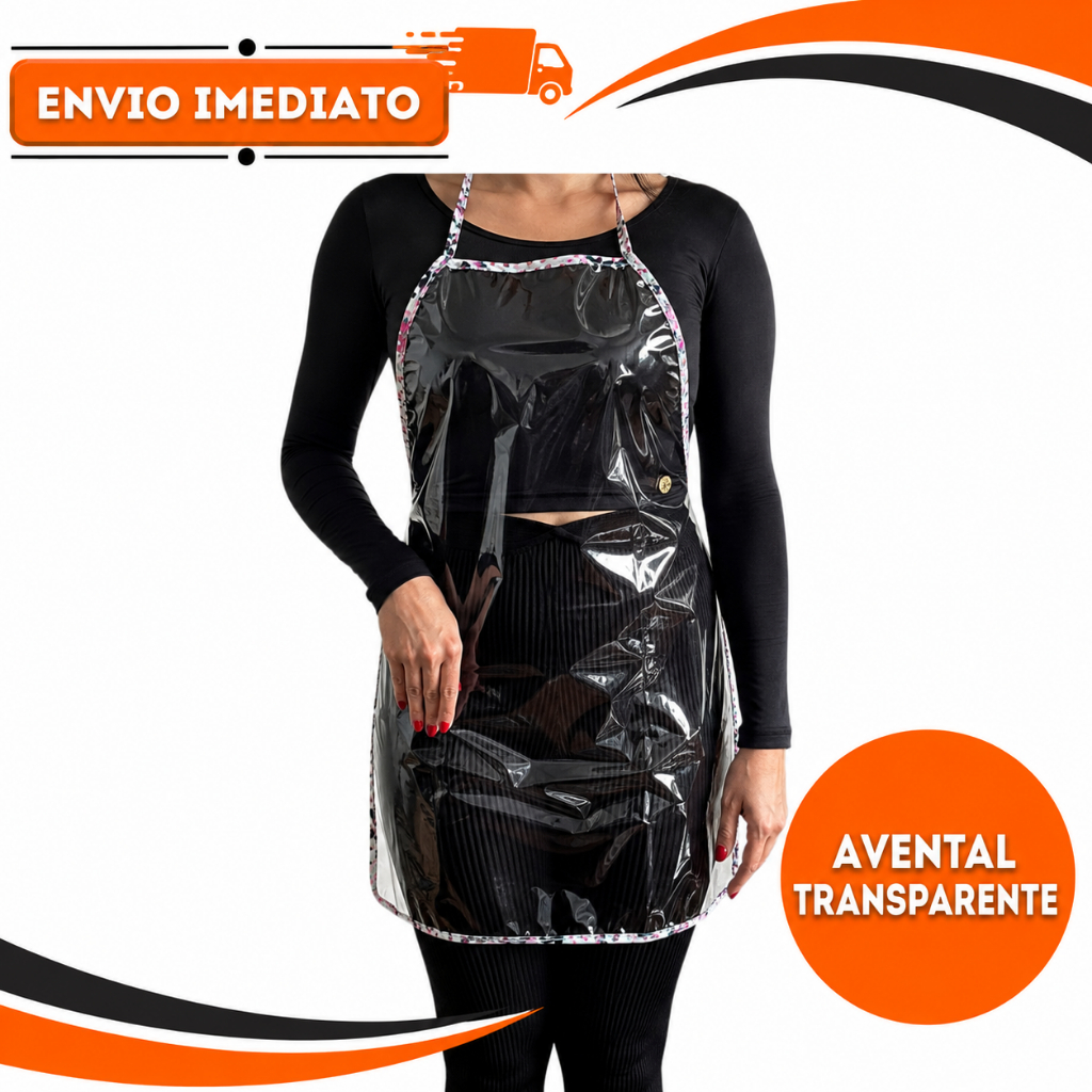 AVENTAL PVC TRANSPARENTE CRISTAL