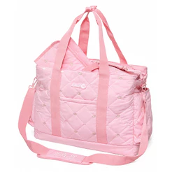 Bolsa Tote Maternidade Lilica Ripilica Grande Com Trocador e Alça Ajustável Rosa Original - Pacific