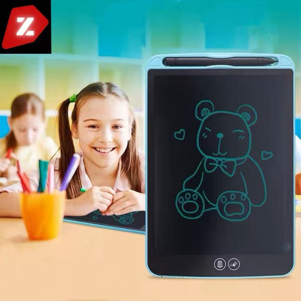 Lousa Mágica Infantil LCD 8,5”. 10”.12” Colorida Tablet de Desenho Escrita Apagável com Caneta — imagem 2 de 2