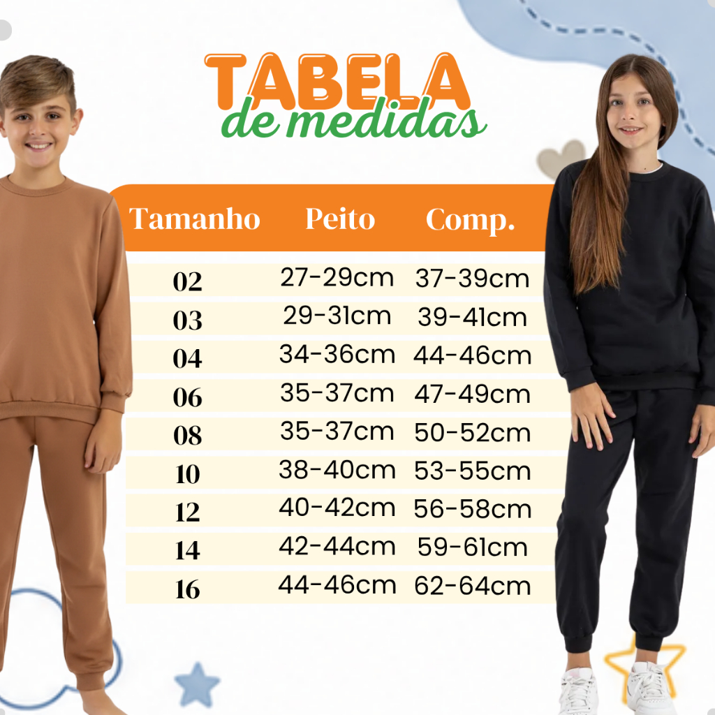 Kit 3 Casacos Moletom Peluciado Infantil Básico Unissex Sortido — imagem 2 de 2