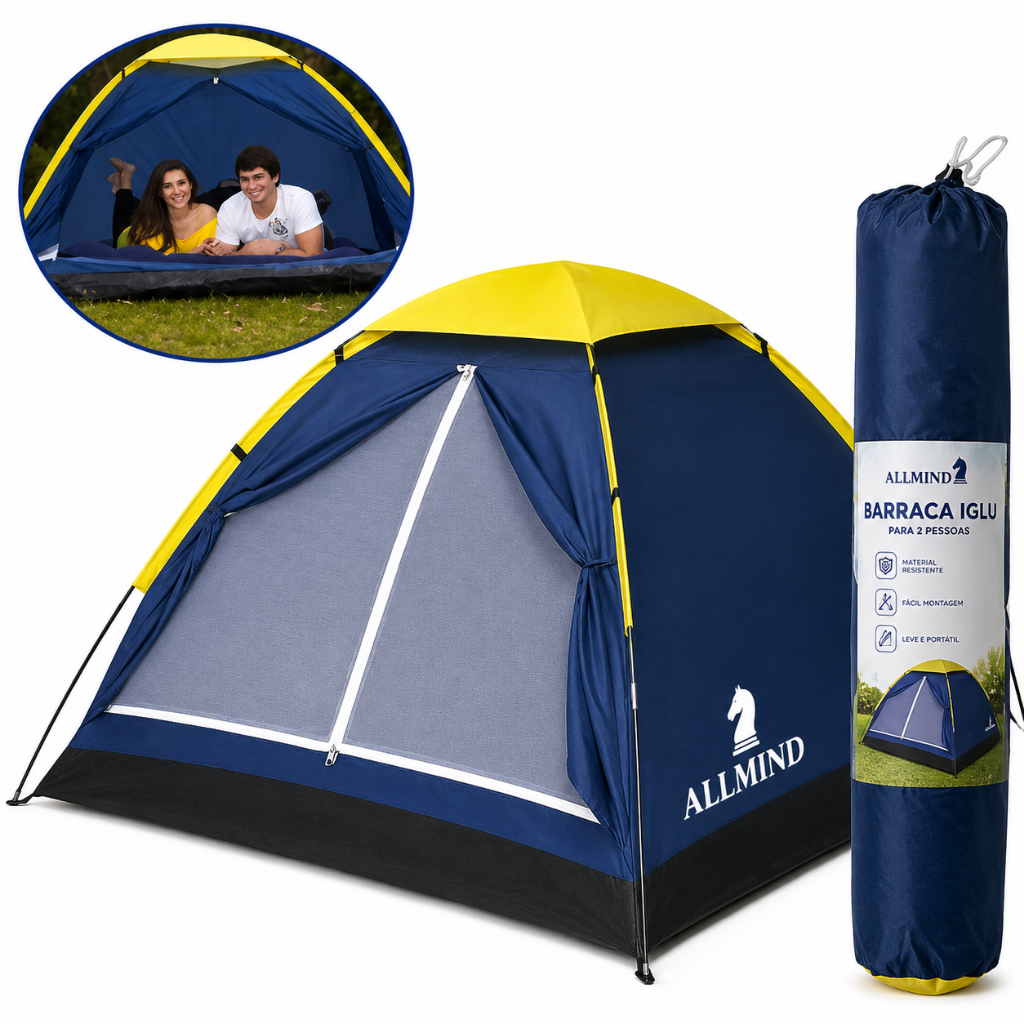 Barraca Camping 2 Pessoas - Barraca De Acampamento A Prova D'Água - Barraca Camp