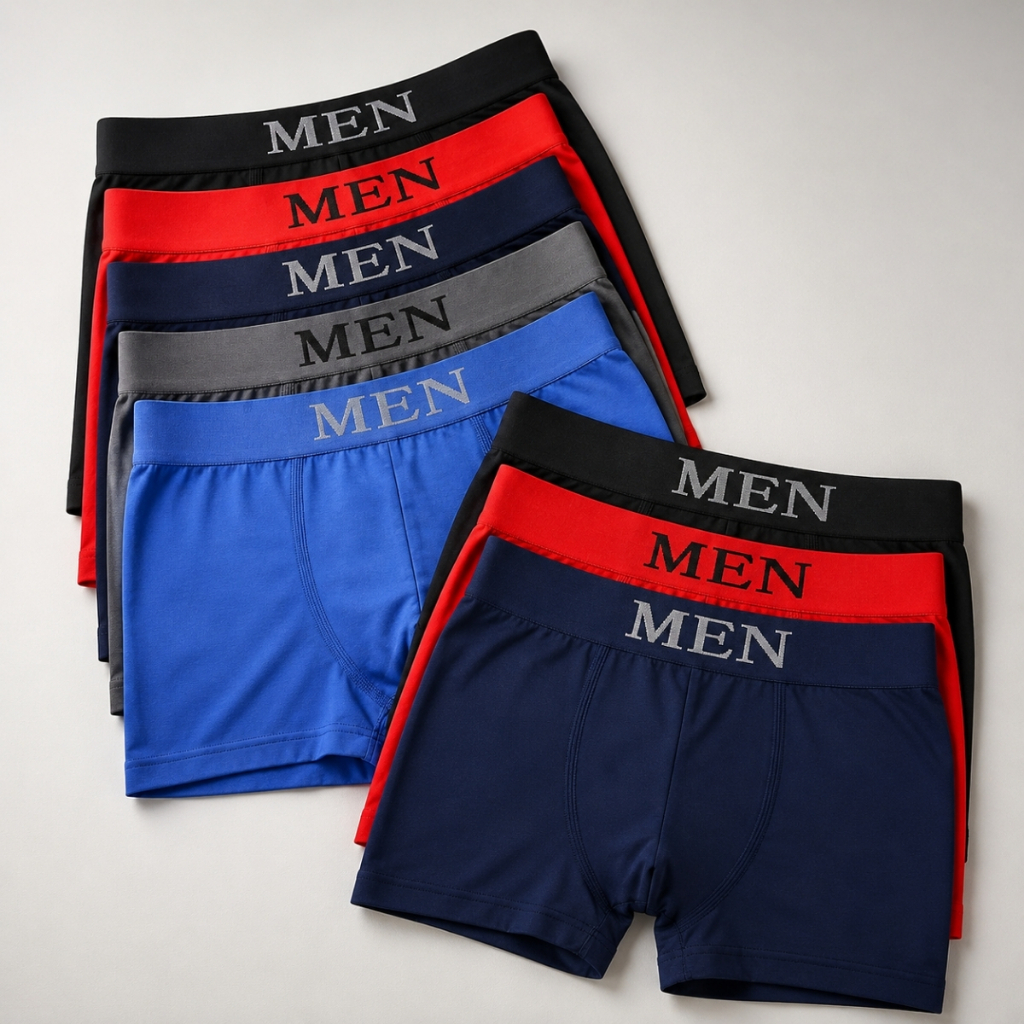 Kit 10 Cueca Boxer Masculinas De Microfibra Kit Cueca Box Adulto Masculino Cuecas Boxers