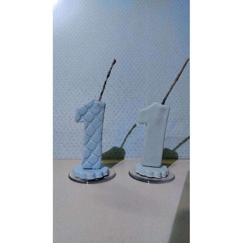 Vela de biscuit / PRONTA ENTREGA /SEM TEMAS!!!!!/