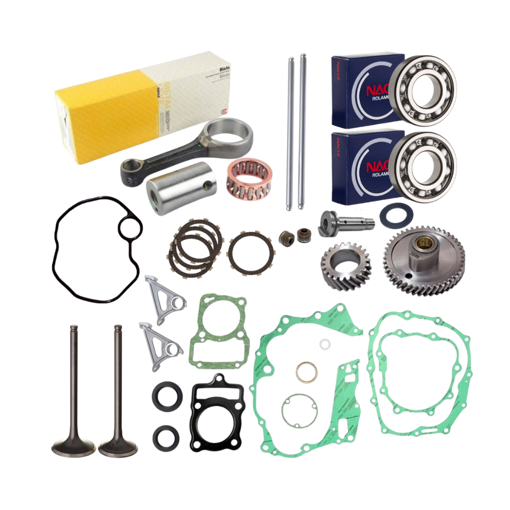 Kit Biela Titan 2002 Fan 125 Até 2008 Juntas Rolamentos