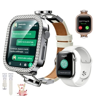 2026 X66PRO Smartwatch Relógio feminino (coloca foto na tela) Relógio inteligente esporte Amoled Nfc Android iOS