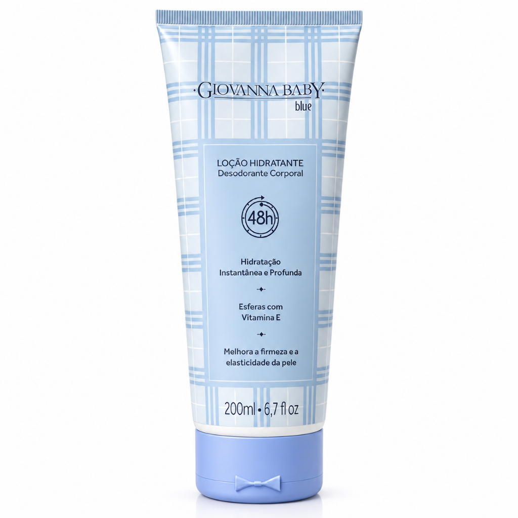 Loção Hidratante Corporal Giovanna Baby Blue 200ml