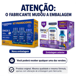 Kit Ômega 3 1000mg Com 300 Cápsulas Catarinense