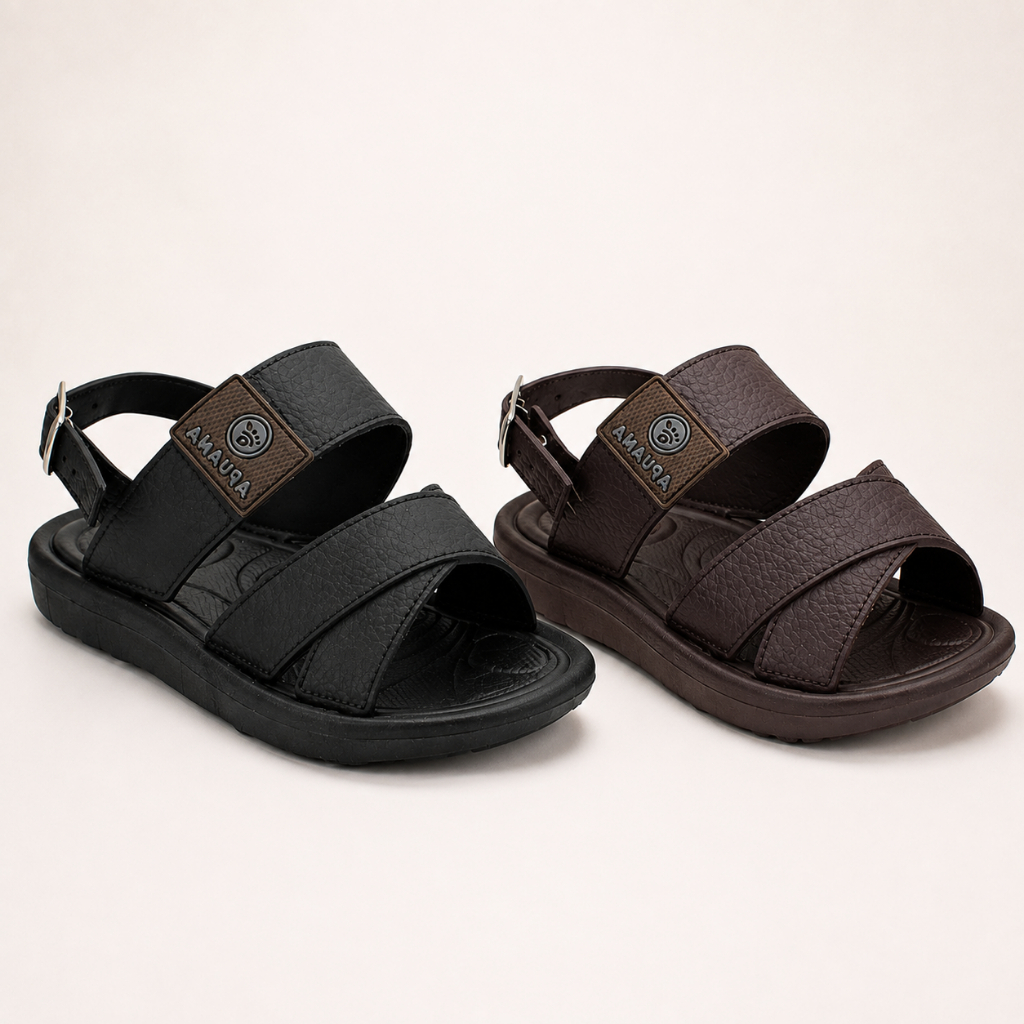 Sandália Papete Infantil Masculina Apuana Confortável Antiderrapante Resistente Para Meninos