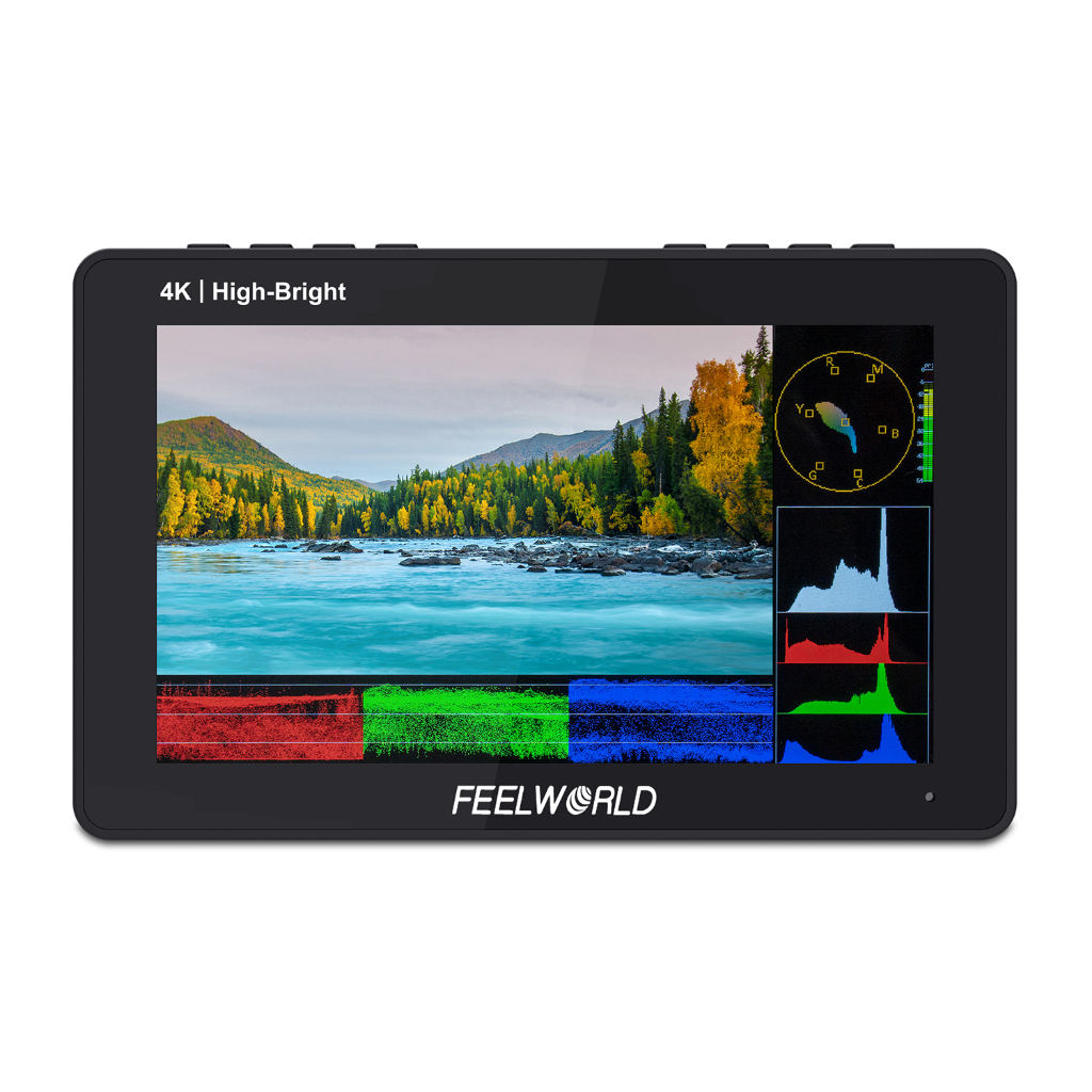 FEELWORLD Monitor de Câmera F5 PROX 5.5" Tela de 1600 nits Entrada/Saída HDMI 4K
