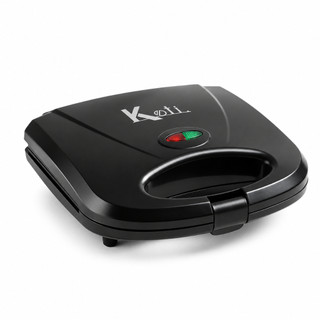 Sanduicheira Grill Elétrica 750W Antiaderente Koti Preta Faz 2 Sanduíches Rápido 110V ou …
