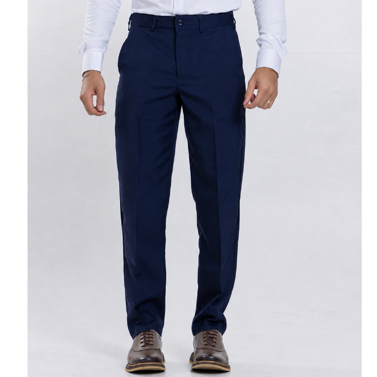 CALÇA SOCIAL MASCULINA SLIM EM OXFORD COM CORTE EM ALFAIATARIA IDEAL PARA EVENTOS, TRABALHO E IGREJA.