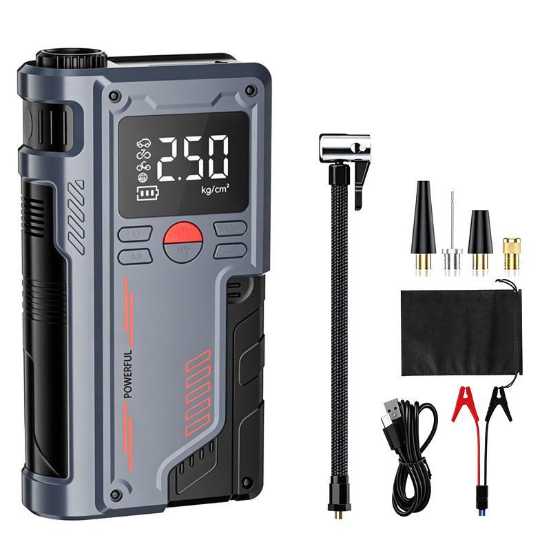 JMJN Compressor de Ar Portátil 150PSI 14.8V Digital com Tela LCD Bomba Elétrica