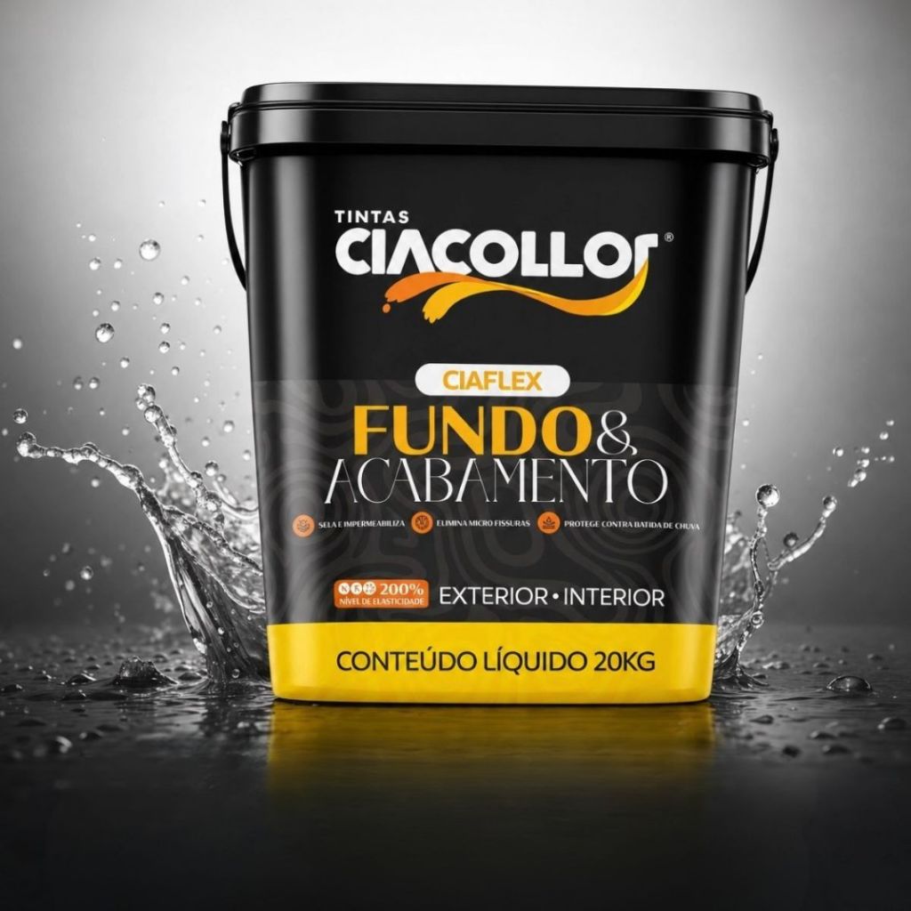Tinta Emborrachada Parede e telhado Fosco 20kg Ciacollor