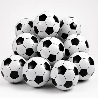 Bola Futebol branco e preto Vinil Pingo Dente De Leite Atacado