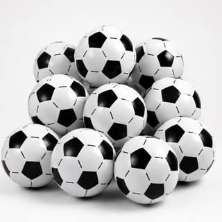 Bola Futebol branco e preto Vinil Pingo Dente De Leite Atacado
