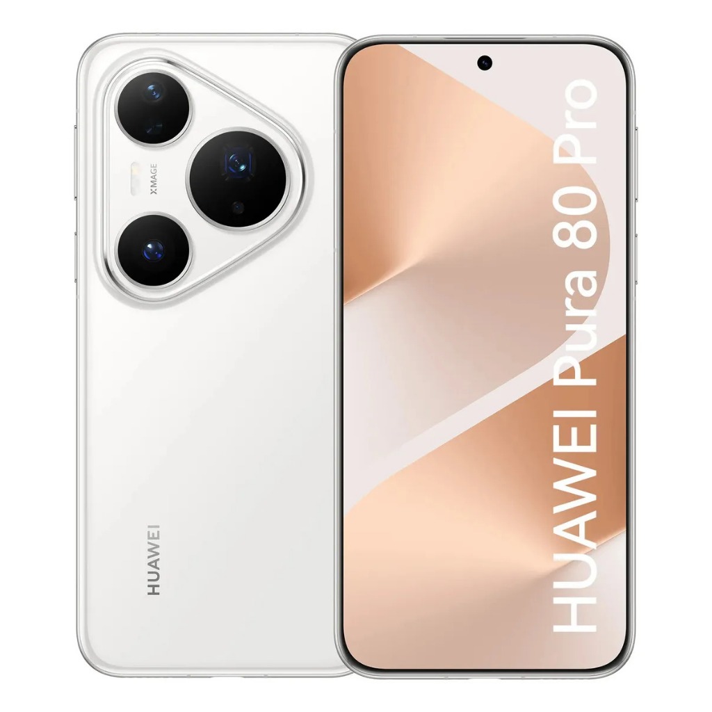 Smartphone HUAWEI Pura 80 Pro 12GB+512GB Cancelamento de Ruído por IA 5.170 mAh Dual SuperCharge Celular Branco