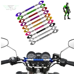 BARRA ESTABILIZADORA PARA GUIDÃO MOTO - REFORÇO ANTI AMASSADO DIREÇÃO HONDA / YAMAHA