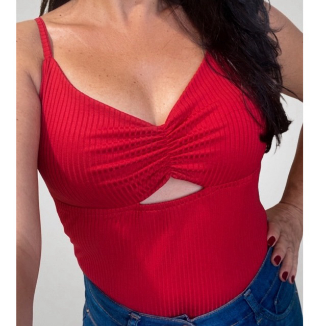Blusa Top Basica de Alcinha Sem Bojo Tecido Duplo No Busto Canelada confortável Dia a Dia Regata Moda Blogueira