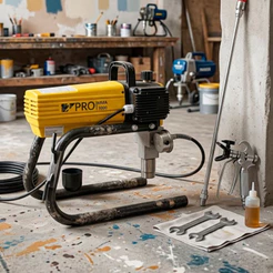 Máquina de Pintura Airless Menegotti MMA /1000W Pinturas Industriais Paredes Tetos Original 127v
