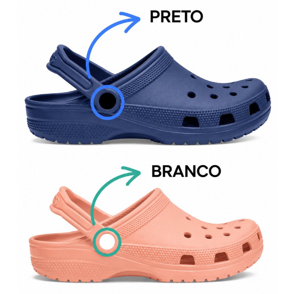 Botão Tipo Croc. para Calçados 15 mm – Kit com 5 ou 10 Pares — imagem 2 de 2