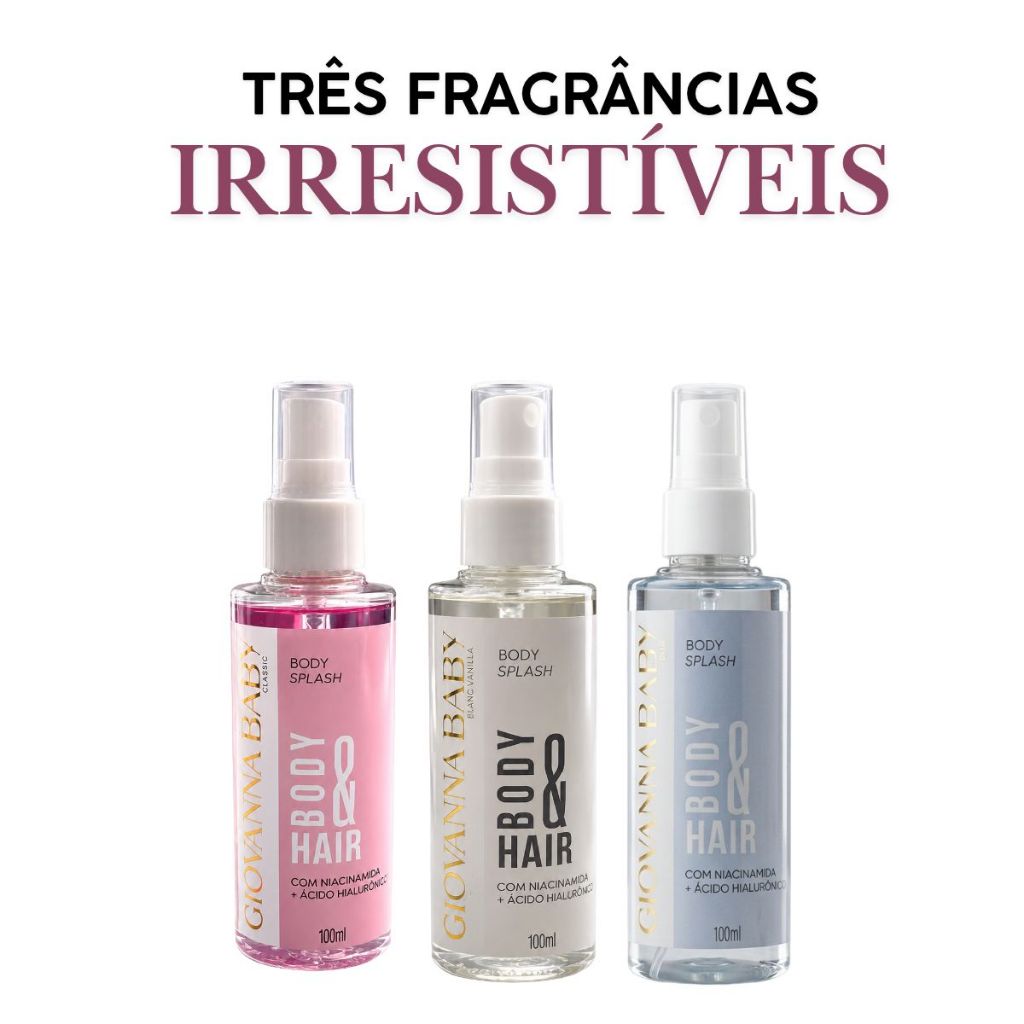 Kit Giovanna Baby Body Splash Mini 100ml Clássicos Eternos — imagem 2 de 2