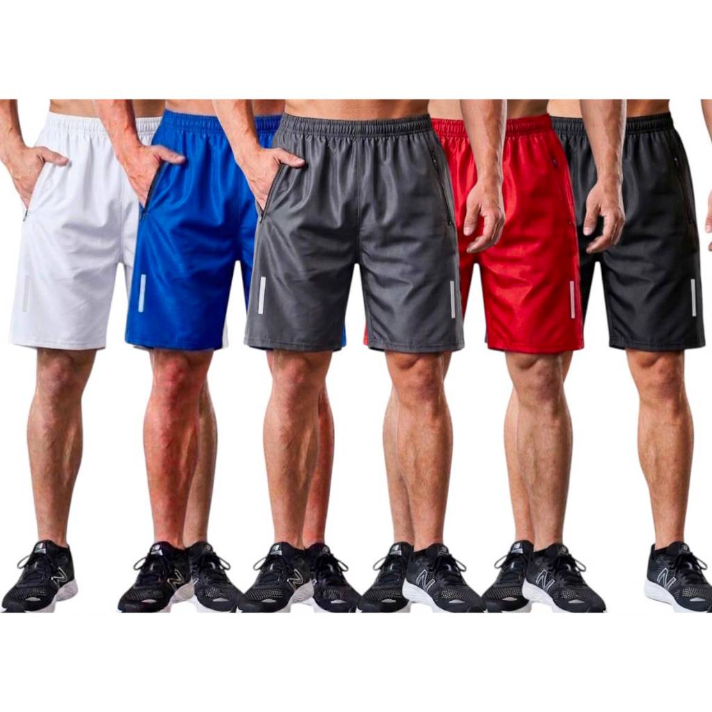 Kit 5 Bermuda Masculina Esportiva Shorts para Futebol Academia Caminhada Calção Dryfit 2026