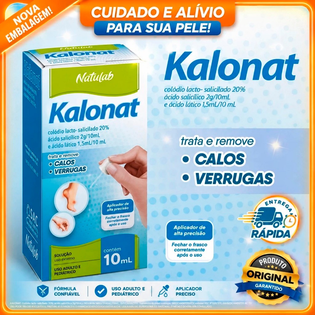 Kalonat Solução Tópica 10ml Melhor Preço Original da Natulab
