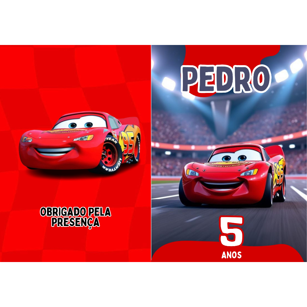 20 Revistinha de Colorir Personalizada Carros Lembrancinha Aniversário Infantil