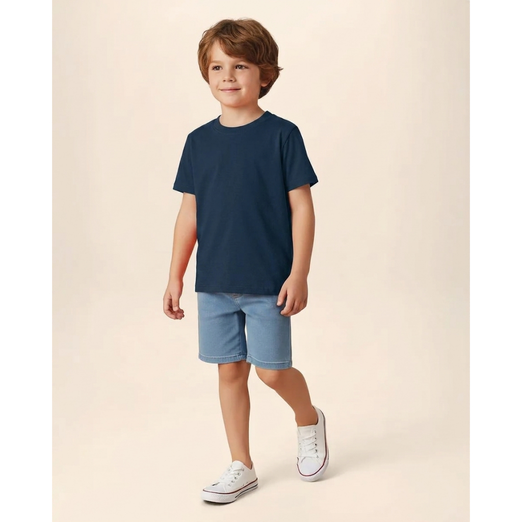 Camiseta Infantil Menino Decote Redondo Em Algodão Malwee Kids