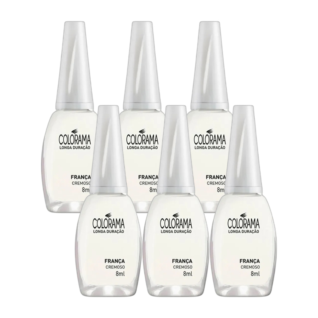Kit 6un Esmalte Colorama Cremoso França 8ml