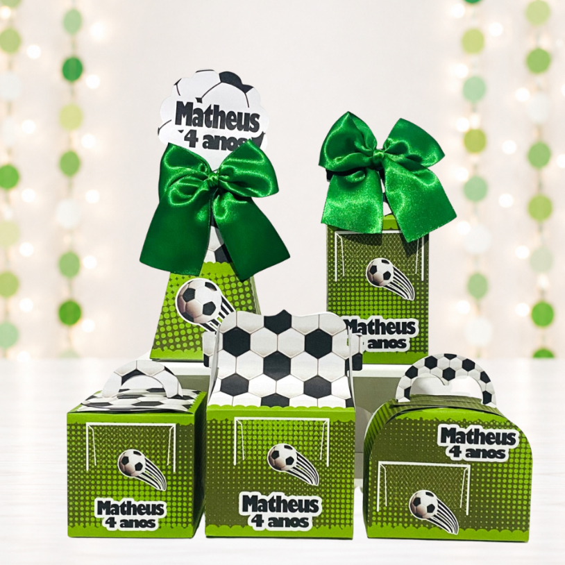 Kit Caixas Futebol / Personalizadas /  Festa Infantil / Aniversário