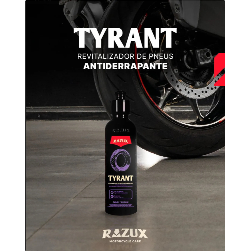 TYRANT REVITALIZADOR DE PNEUS ANTIDERRAPANTE — imagem 2 de 2