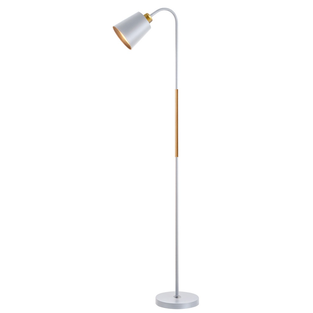 Luminária de Piso LED com Dimmer – Cabeça Ajustável, Altura 188cm, Base Pesada e Design Moderno