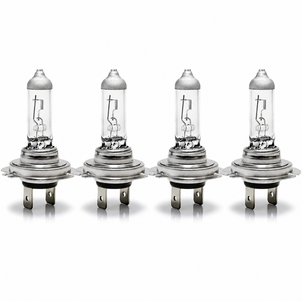 Kit 4 Lampadas Farol Baixo H7 12v Halogena