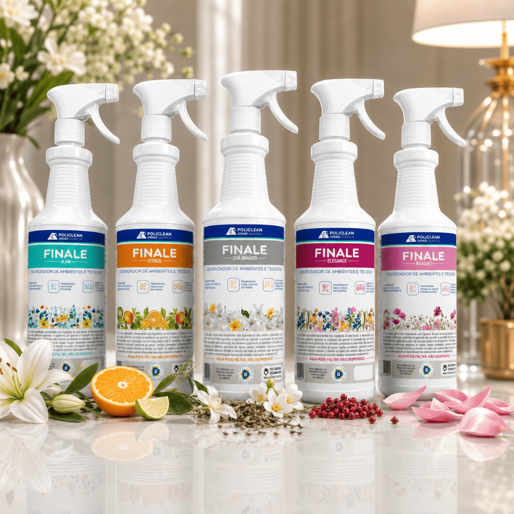 Finale Fragrâncias "Cheiro De Rico" Home Spray Aromatizante Ambiente Estofado e Tecidos 500 ml e 1 L