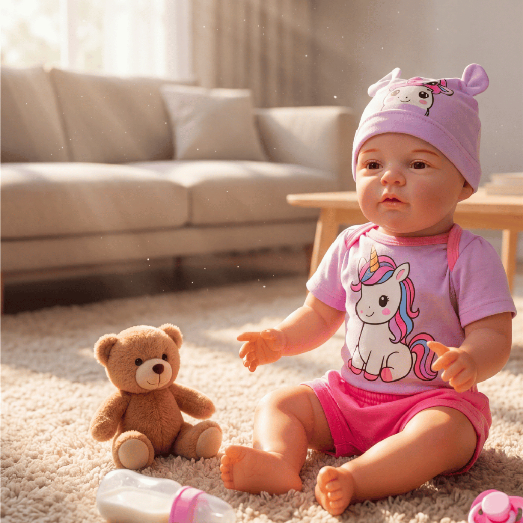 Bebê Reborn Boneca Realista Menina Mary Silicone Pode Dar Banho Original Envio Imediato
