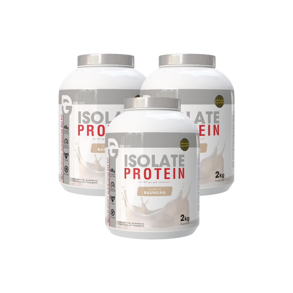Kit 3x Isolate Protein 2kg - DG Labs