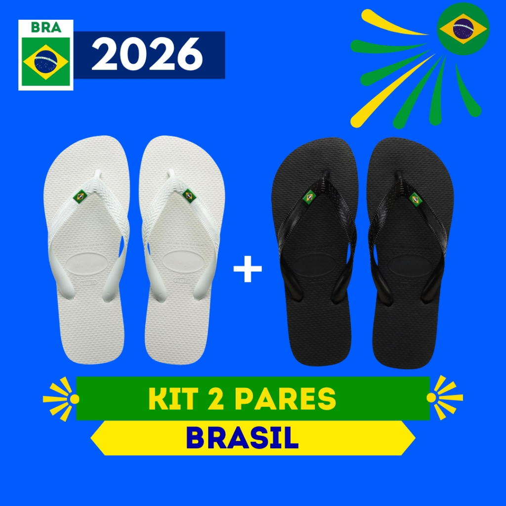 Chinelo Bandeira do Brasil Premium Unissex Confortável Resistente Macio Durável Leve Antiderrapante Casual Verão