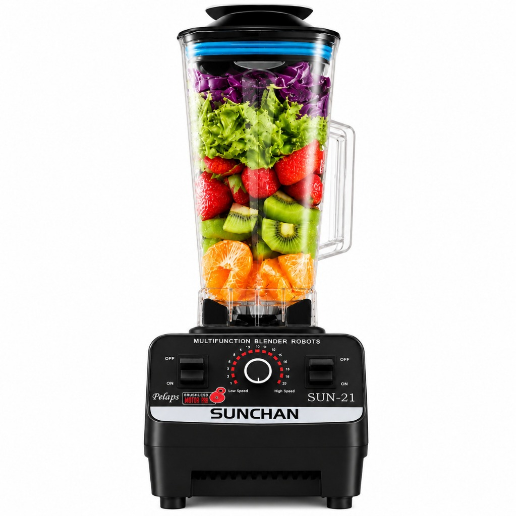 🍹 Liquidificador 4500W 2 Litros 127V Potente Jarra Grande Para Sucos Vitaminas Molhos e Sopas Cremes