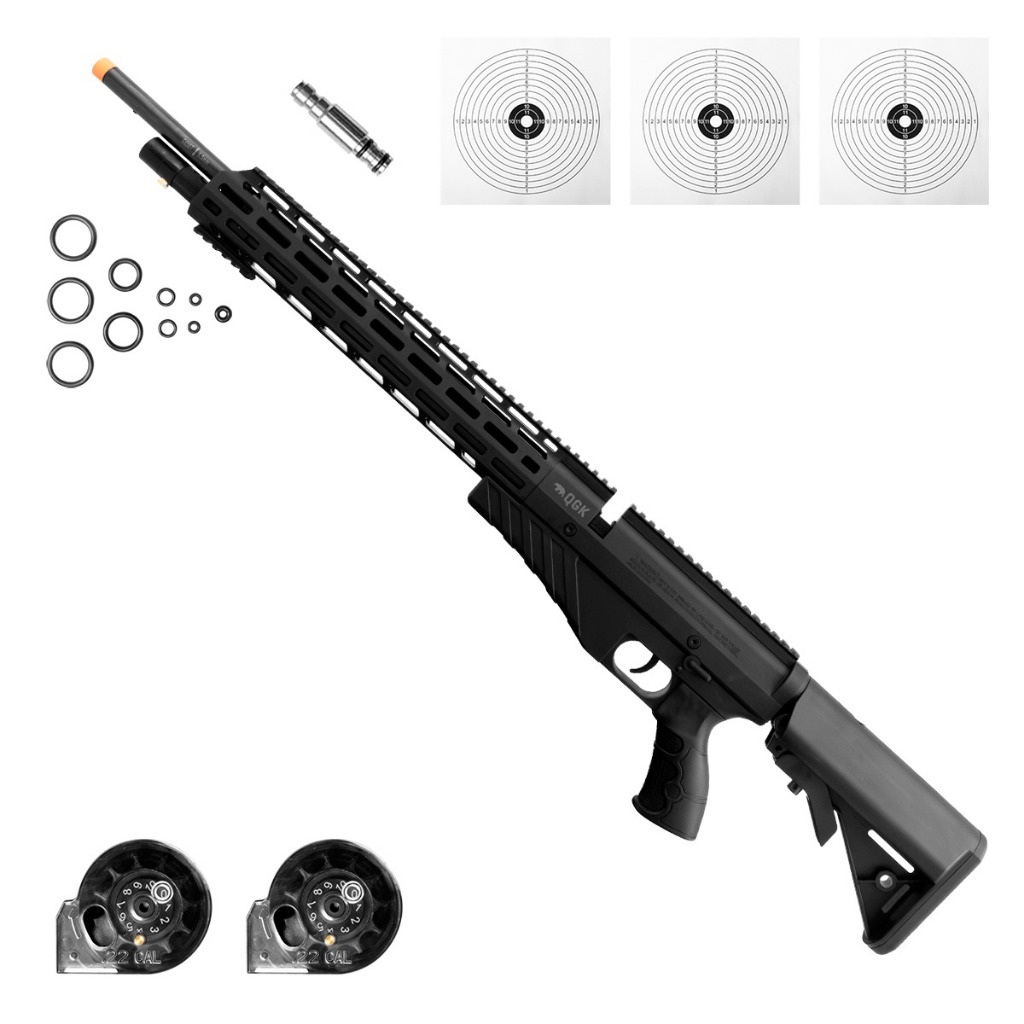 CARABINA DE PRESSÃO AIRGUN PCP G850T 5,5MM QGK + VÁLVULA