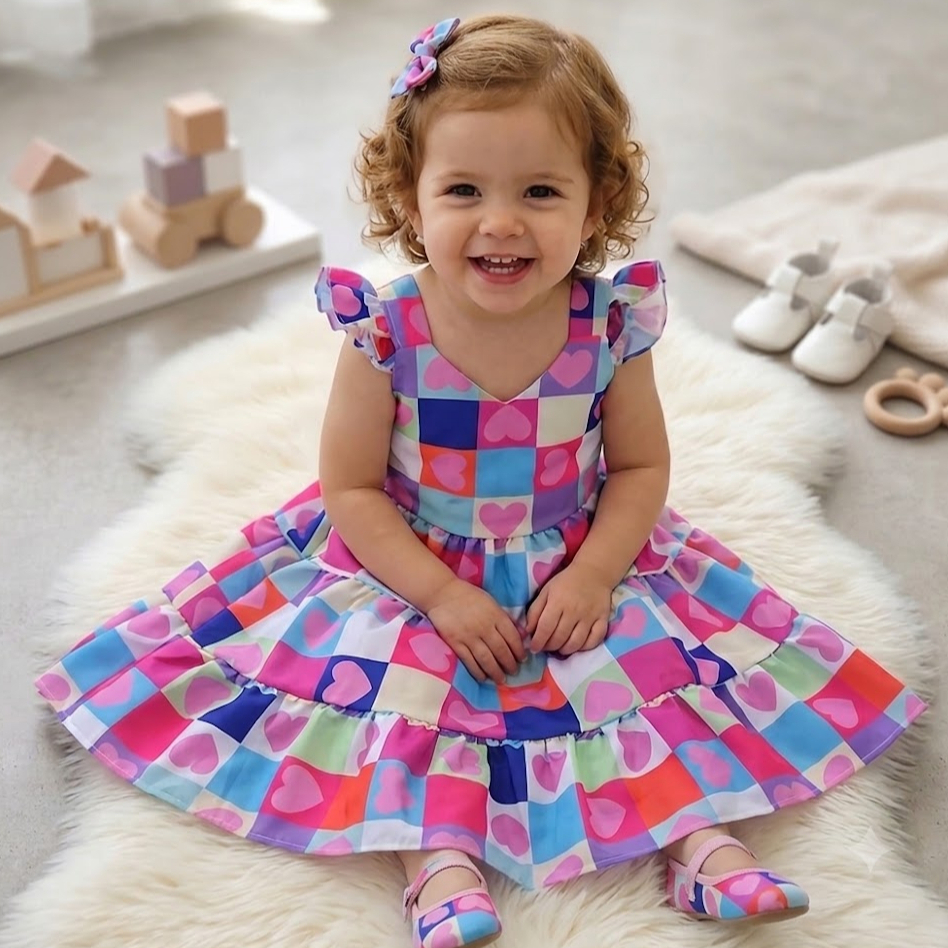 Vestido Estampado Infantil