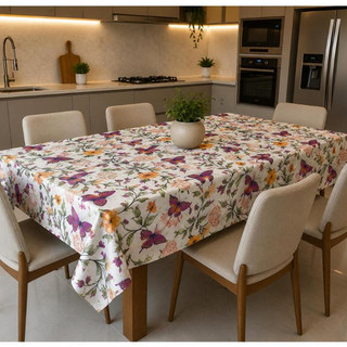 Toalha de Mesa Oxford 4/6/8 Lugares / Trilho Mesa 1,45cmx 0,45cm / Toalha 0,70cm x0,70cm …