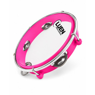 Pandeiro Pele Cristal 8" ABS Júnior Rosa 40084RS 5 Afinações Infantil ou Iniciante