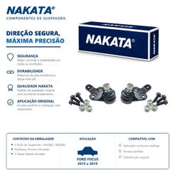 Par Pivô Bandeja Ford Focus 2015 a 2019 Original Nakata