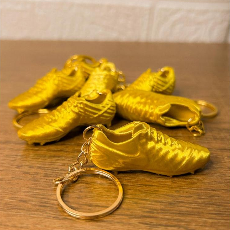 Kit Chaveiro Chuteira Dourada | Futebol | Colecionável